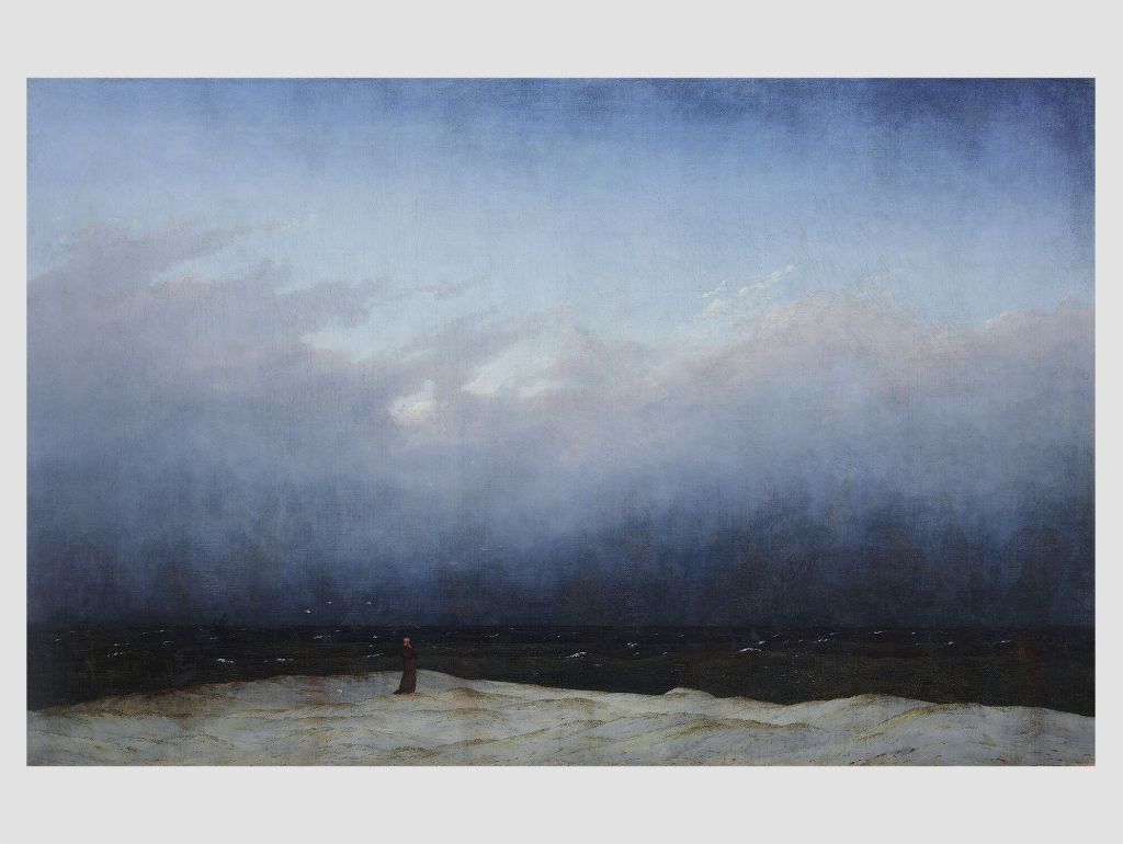 Mönch am Meer