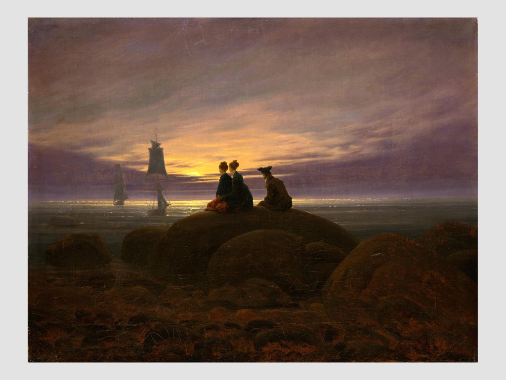 Mondaufgang am Meer