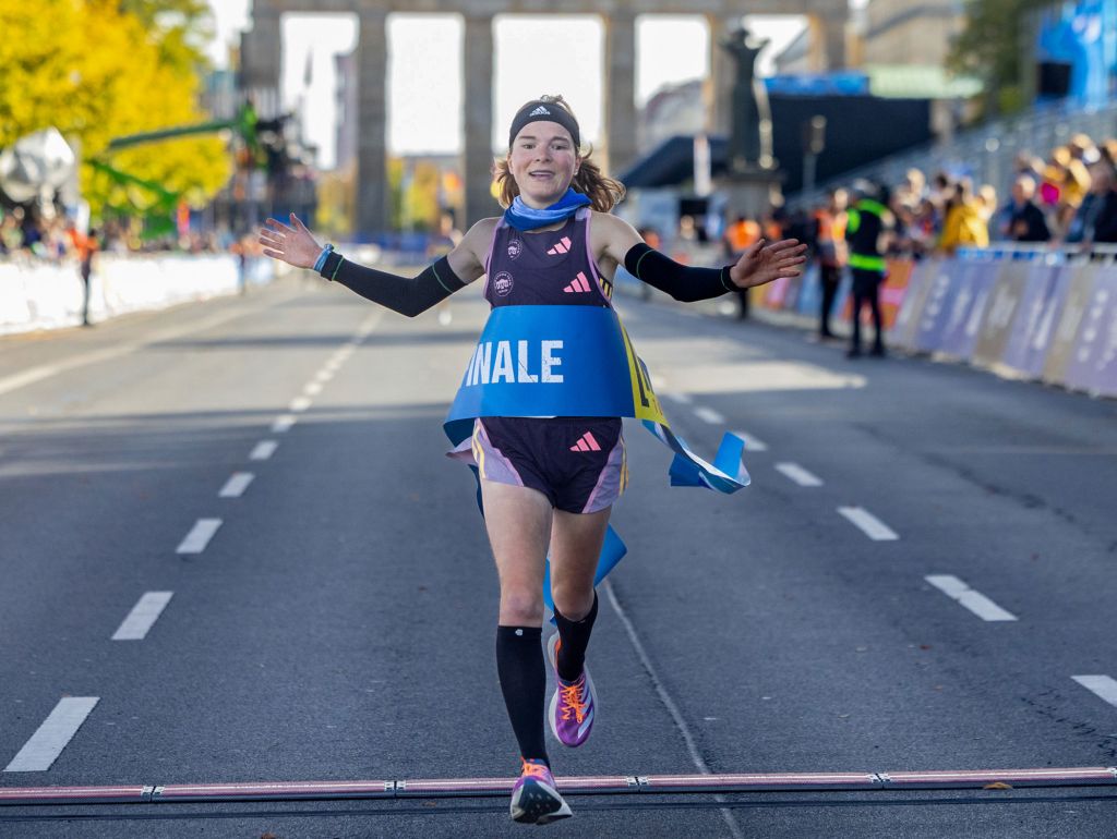 Blanka Dörfel beim BMW BERLIN-MARATHON 2024