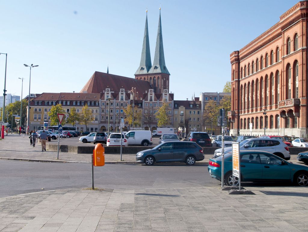 Die Grunerstraße verläuft künftig hinter dem Roten Rathaus entlang – so der Plan