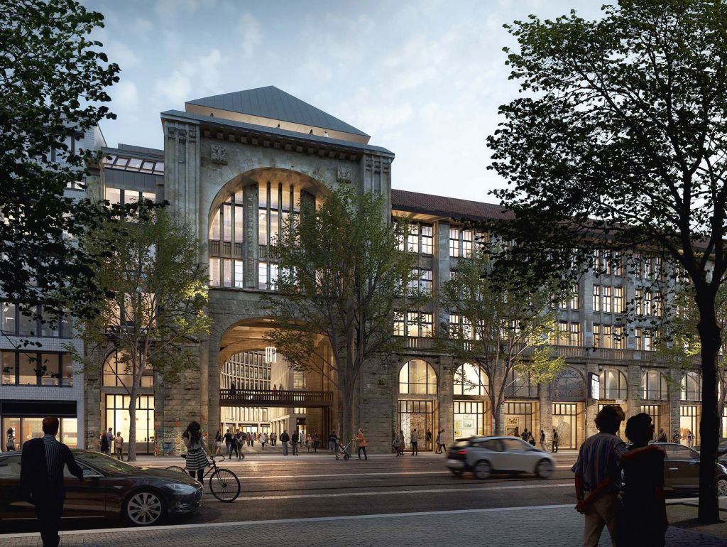 Rendering von dem Oranienburger Strasse Eingang 