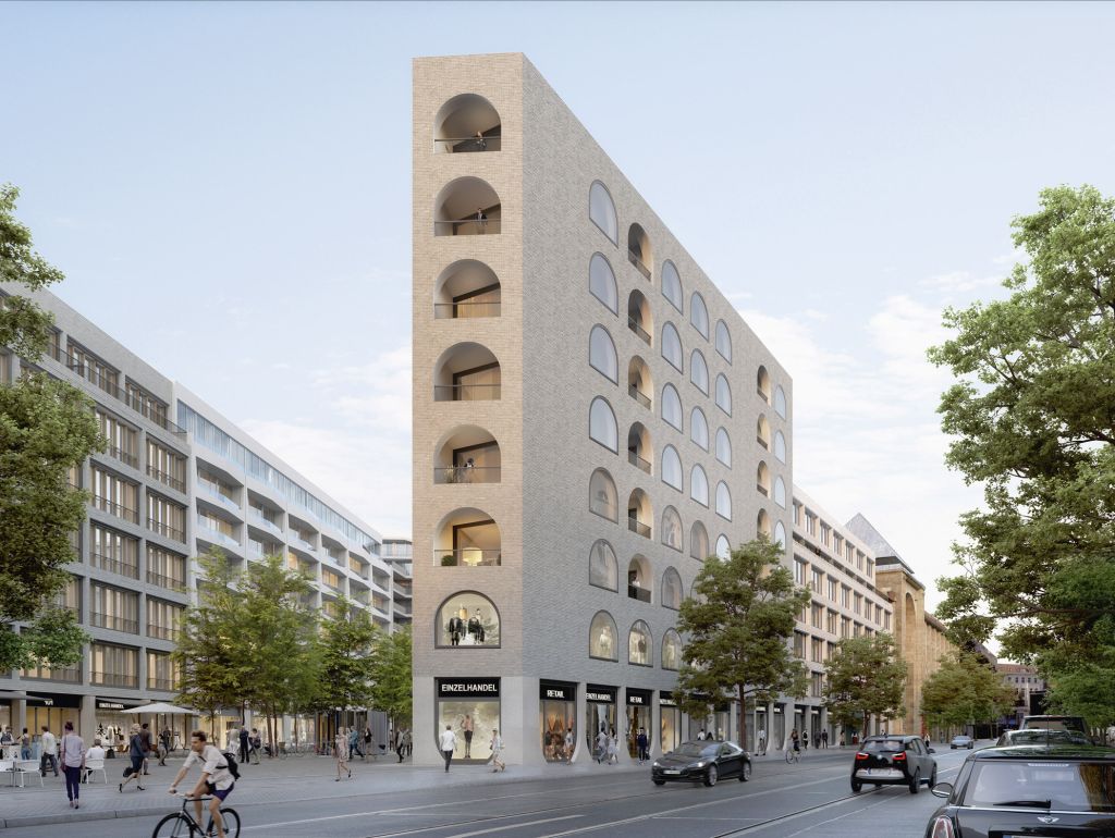 Rendering von dem neuen Tacheles-Gebäude