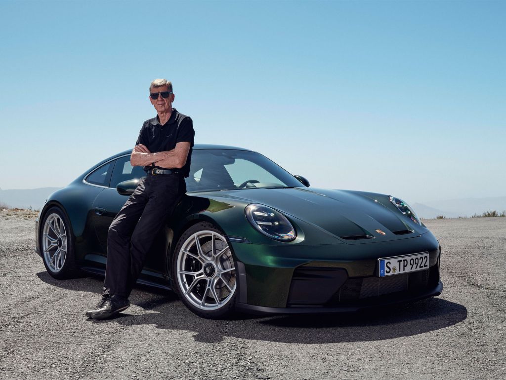 Lieberhaberstück in dunkelgrün, der neue 911 GT3