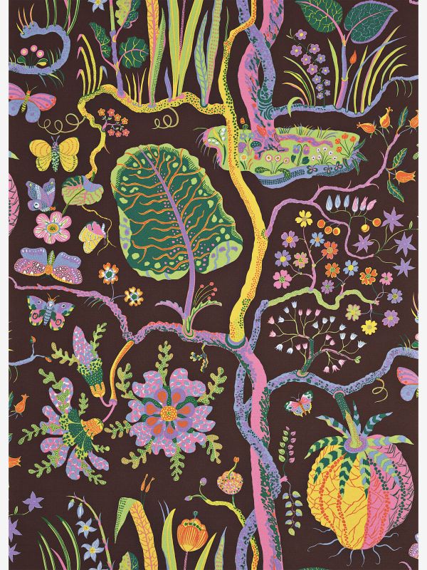 Seit seiner Kindheit interessierte sich Josef Frank stark für  Botanik. In den 1920er Jahren zauberte er eine  eigene Flora in seine Entwürfe für Textilien und Tapeten 