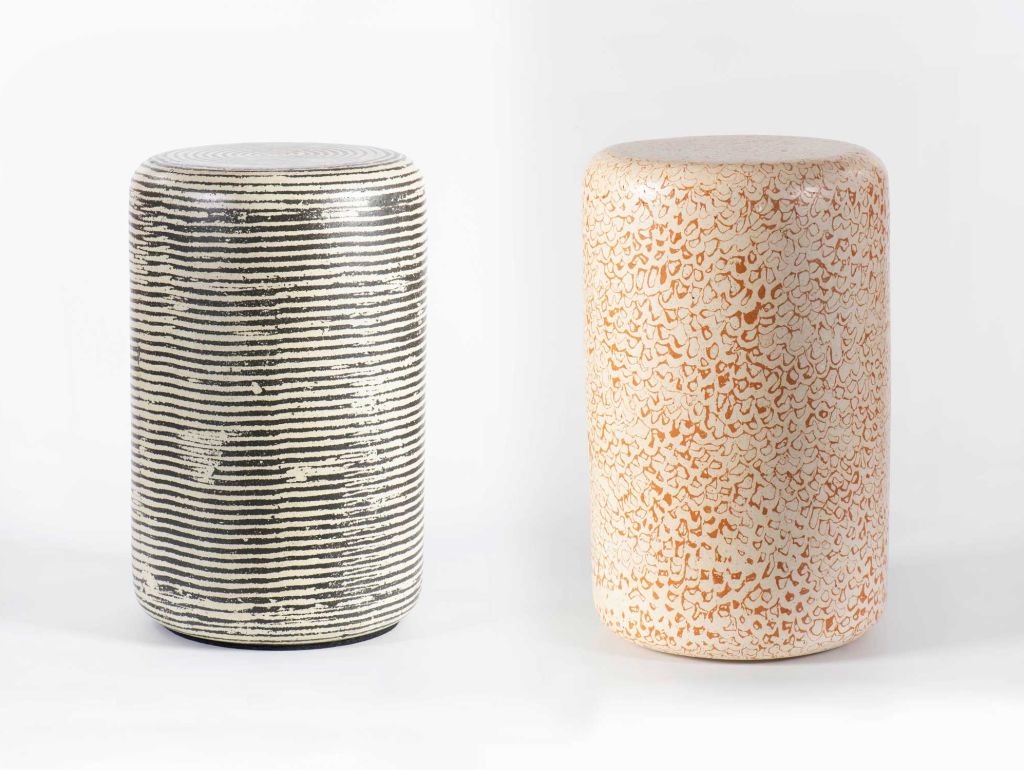 Hocker "TRUNK, HRISANTEMA"