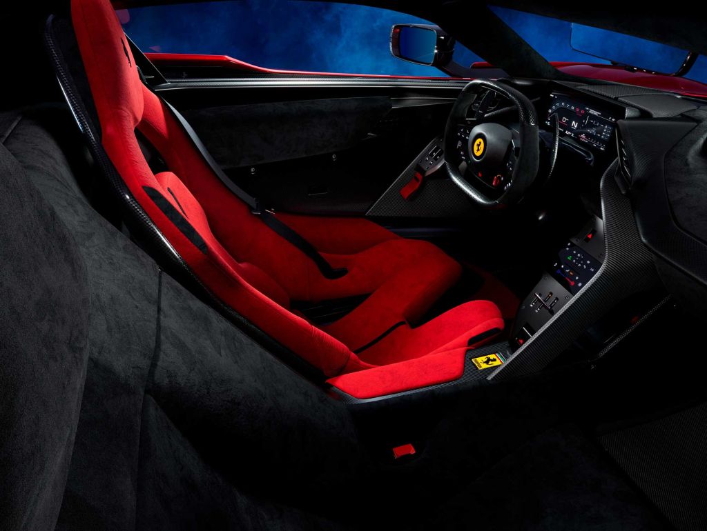 Innenraum des Ferrari F80