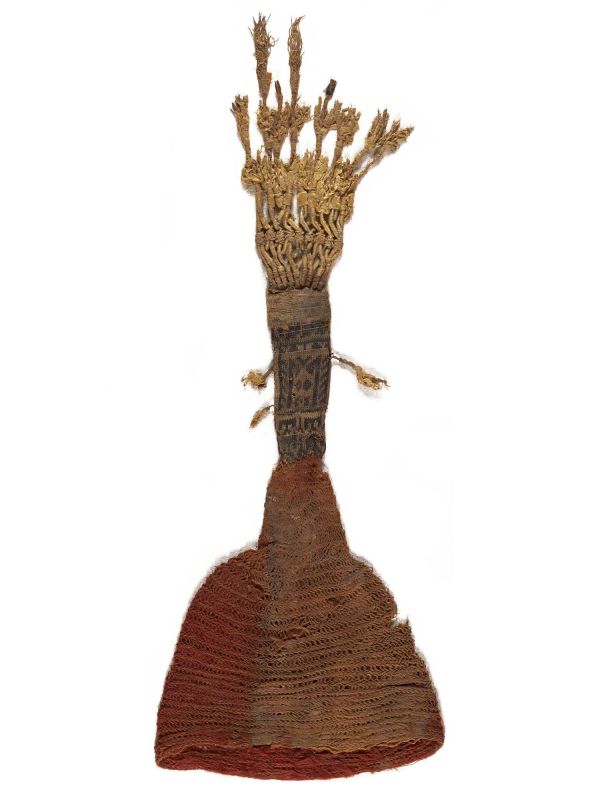 Mütze, Ägypten, Arsinoe, Wolle, Leinen und Seide