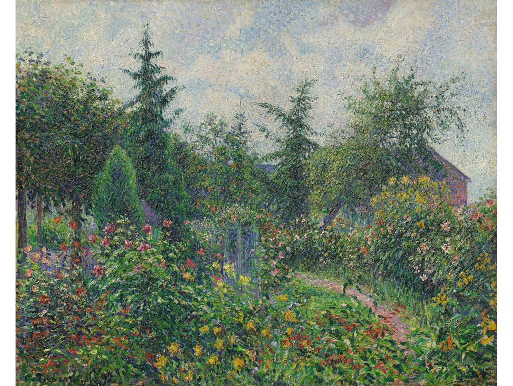  Camille Pissarro Garten und Hühnerstall von Octave Mirbeau, Les Damps, 1892 