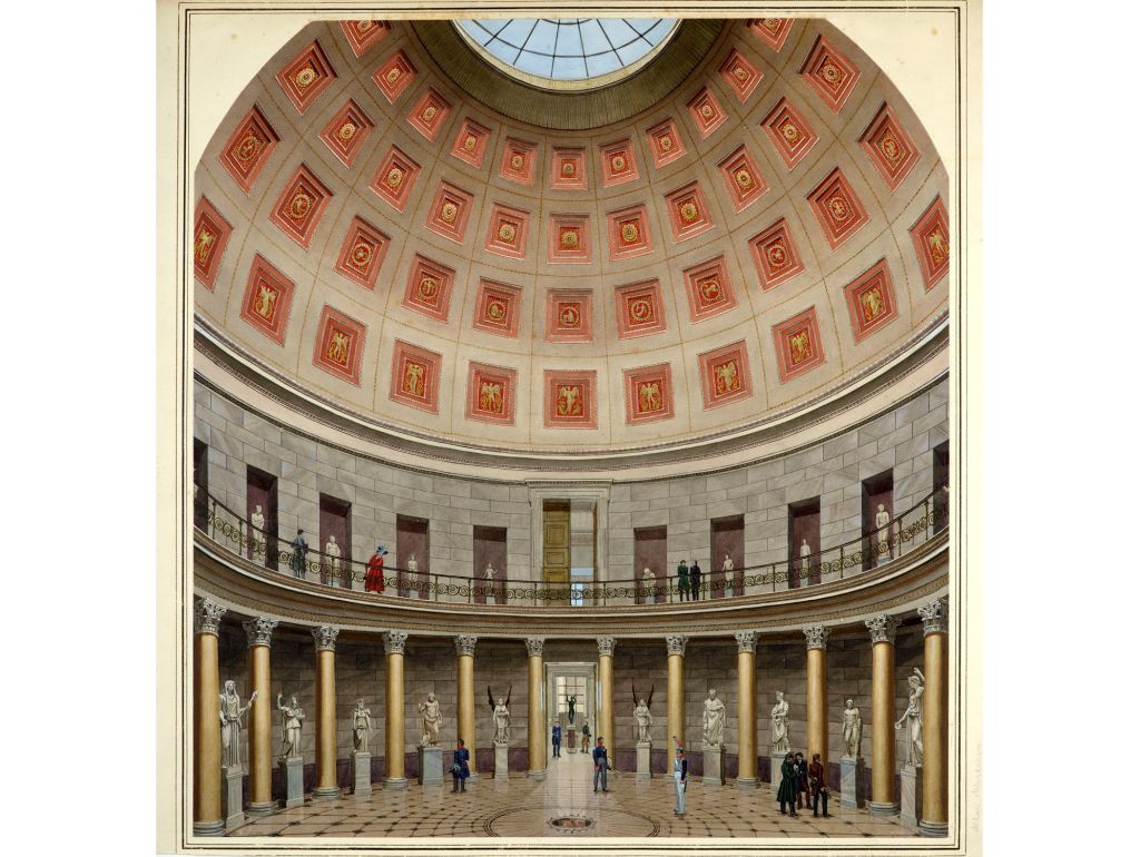 Die Rotunde des Alten Museums, Carl Emmanuel Conrad, 1830 