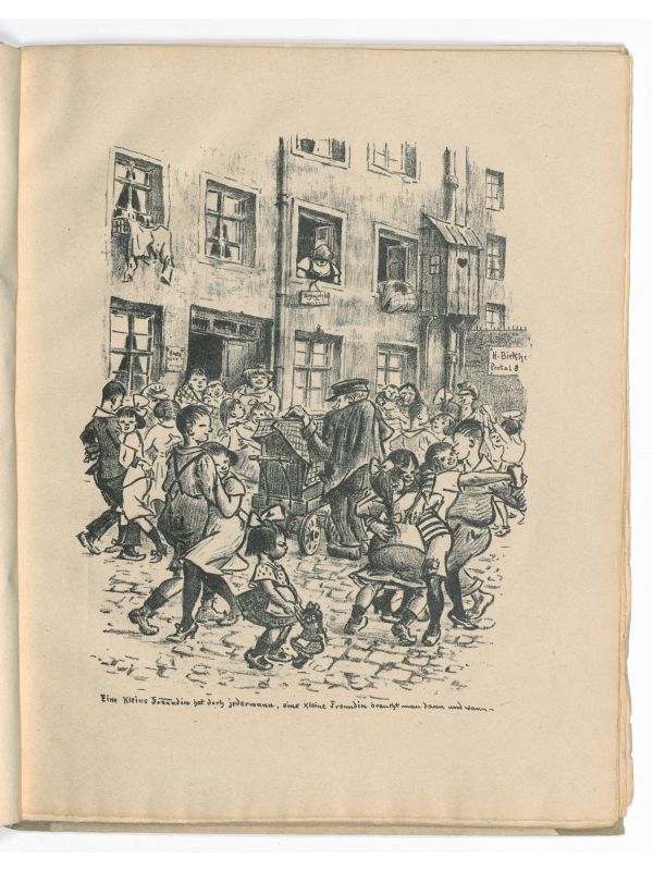 Heinrich Zille (1858-1929) „Eine kleine Freundin hat doch jedermann, eine kleine Freundin braucht man dann und wann…“, 1924 