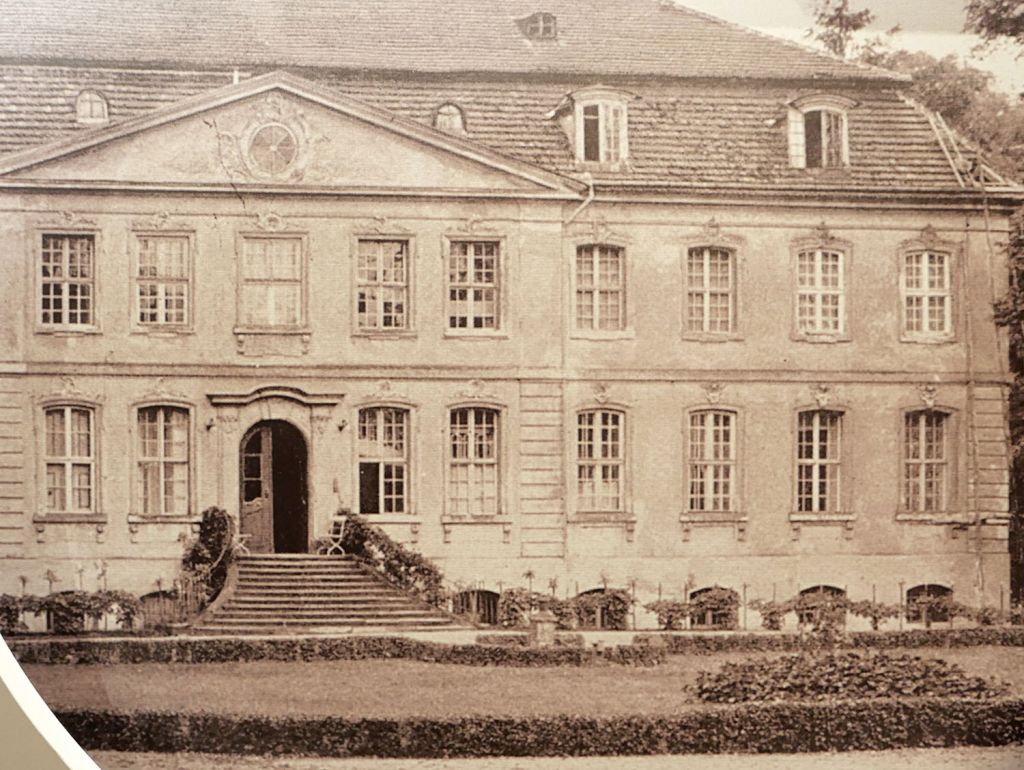 Historisches Foto des Schlosses Kunersdorf