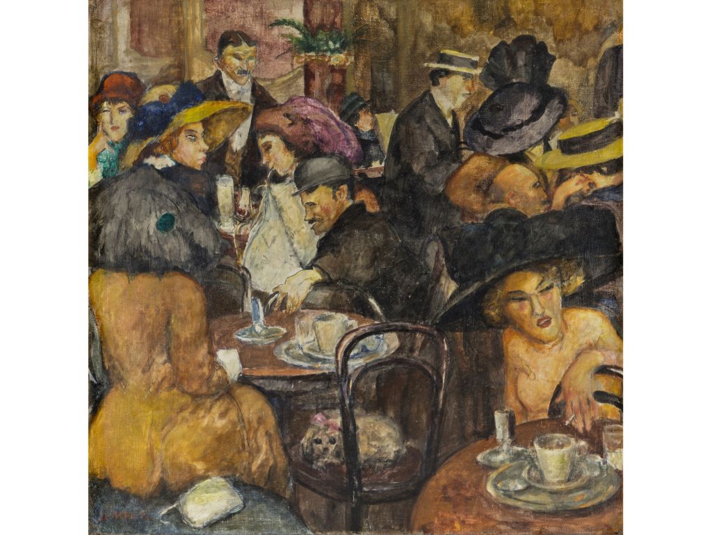 Willy Jaeckel Im Kaffeehaus, 1912 Bröhan Museum