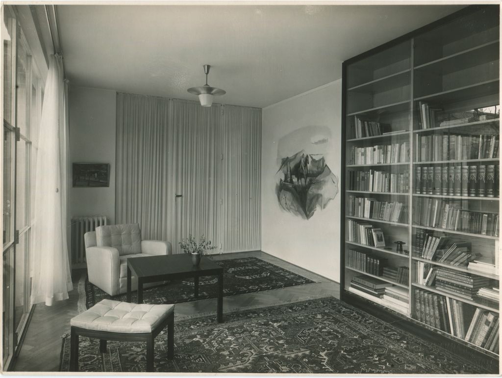 Haus Lemke, Arbeitszimmer mit Clubsessel