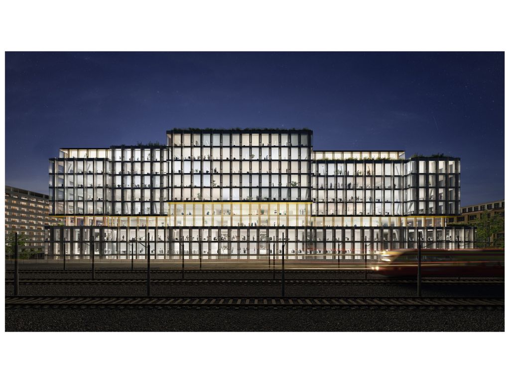 Am Berliner Ostbahnhof in Friedrichshain entsteht das Gewerbe- und Wohnprojekt „LXK Campus“