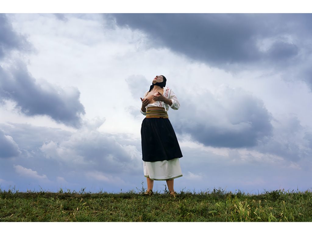 Marina Abramović, Women Massaging Breasts II from the series Balkan Erotic Epic, C-Print, 2005, Serbia  © Marina Abramović. Courtesy of the Marina Abramović Archives  / VG Bild-Kunst, Bonn 2026