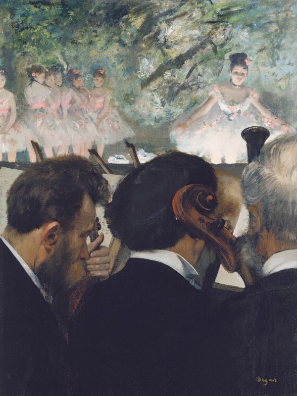 Edgar Degas, Die Orchestermusiker, 1872 © Städel Museum, Frankfurt am Main 