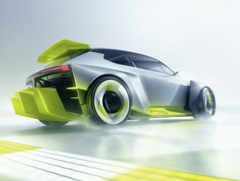 Futuristischer Auftritt mit 800 PS: Die Opel-Studie Corsa GSE Vision Gran Turismo verbindet Rennqualitäten mit radikalem Cyber-Design Fotos: Opel