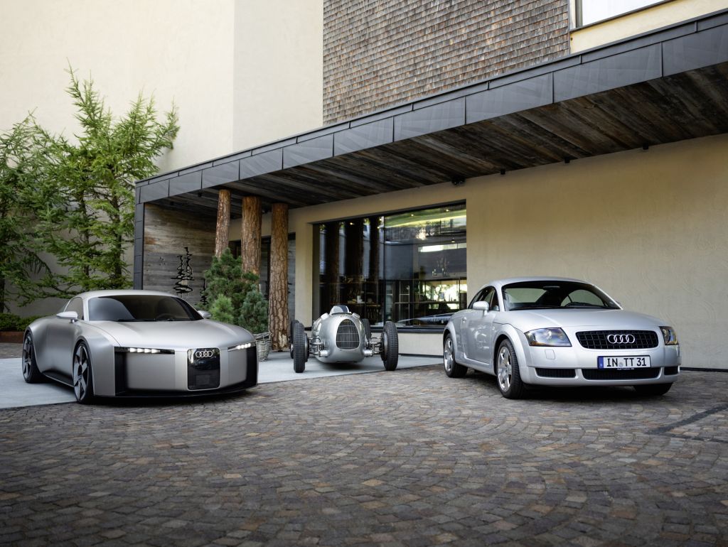 Klare Linien, markante Präsenz: Die Audi-Studie zeigt, wohin sich das Design der Marke entwickeln soll Fotos: Audi