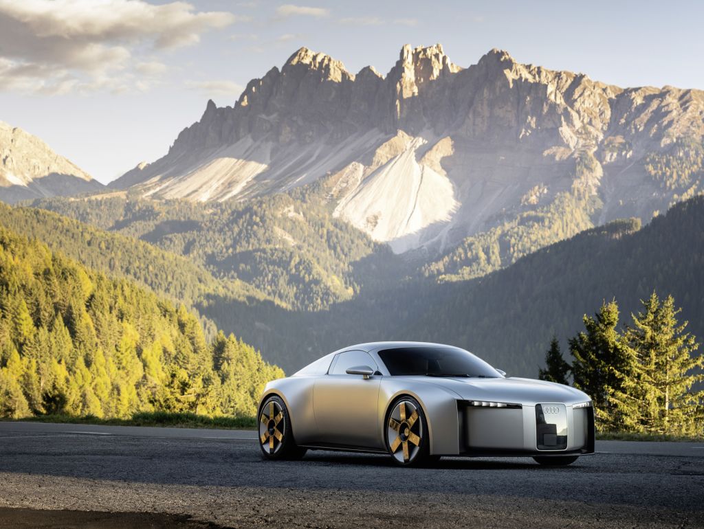 Klare Linien, markante Präsenz: Die Audi-Studie zeigt, wohin sich das Design der Marke entwickeln soll Fotos: Audi