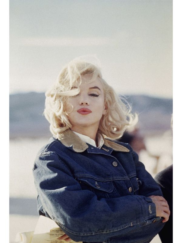Marilyn Monroe am Set von The Misfits.  Nevada, 1960