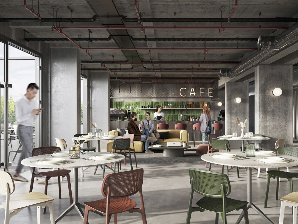 Geplante Gastronomie in der Funkytown 