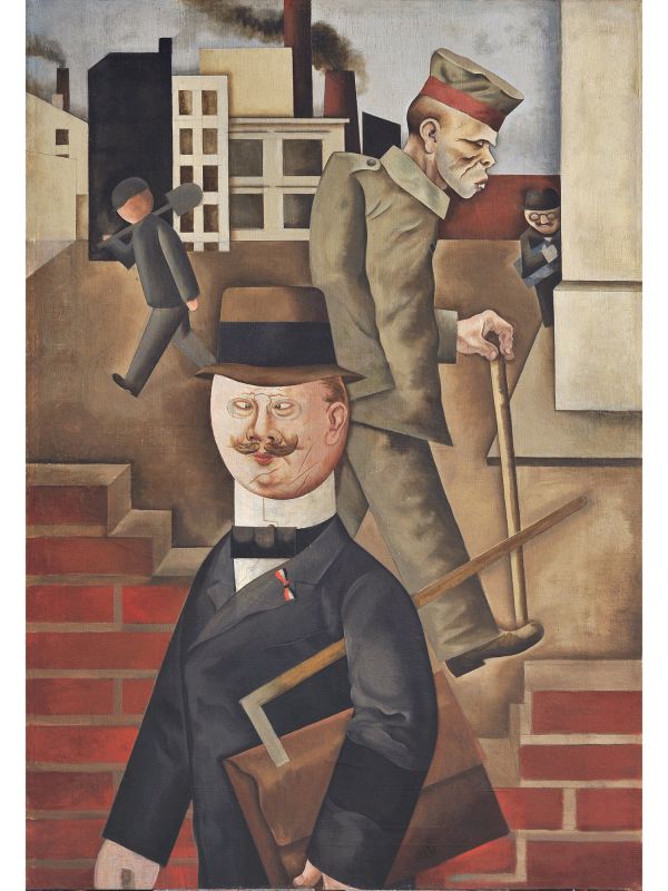 George Grosz, Grauer Tag, 1921 Neue Nationalgalerie. 