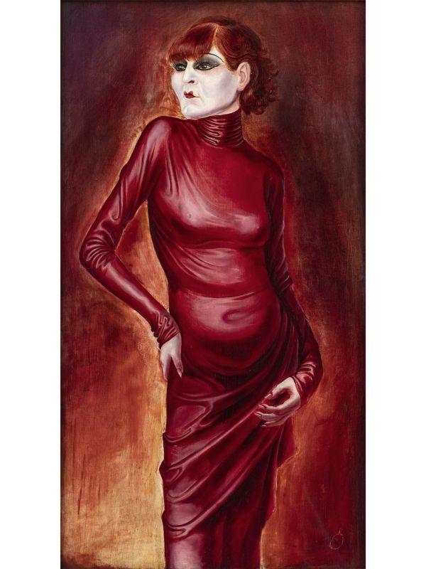 Otto Dix, Bildnis der Tänzerin Anita Berber, 1925 