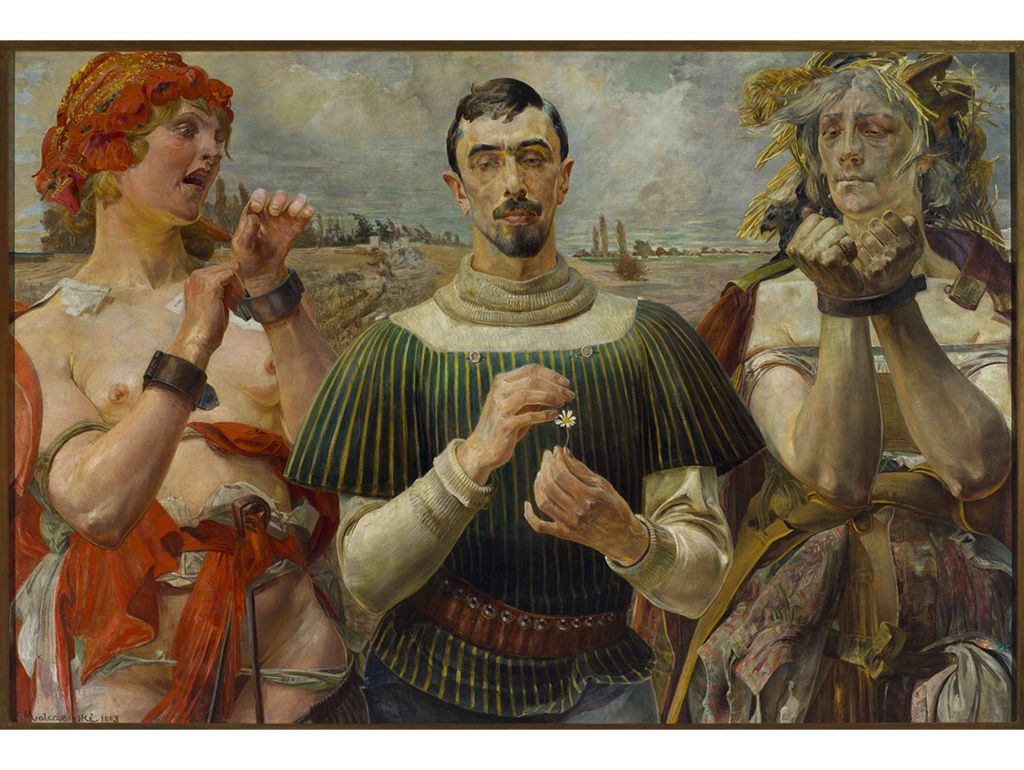 Jacek Malczewski, Polnischer Hamlet – Portrait von Aleksander Wielopolski, 1903