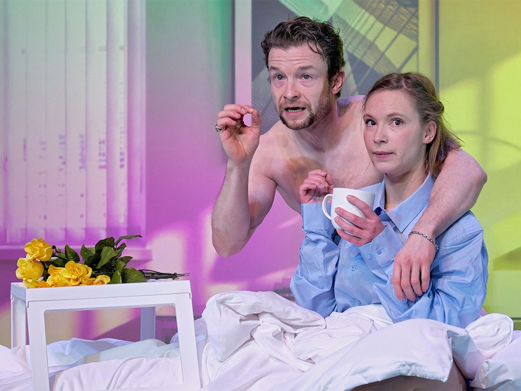 Ryan Wichert und Caroline Siebert in „Swype me if you can“ 