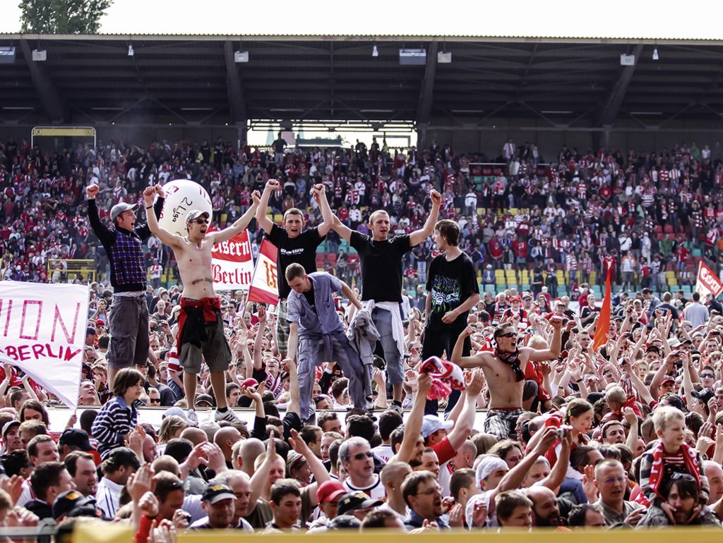Saison 2008/09, 35. Spieltag: 1. FC Union Berlin – SSV Jahn Regensburg 2:0 (Aufstieg am 09.05.2009)