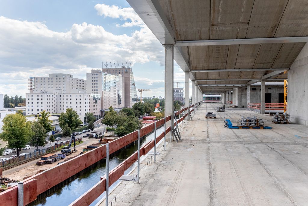 Der Rohbau steht