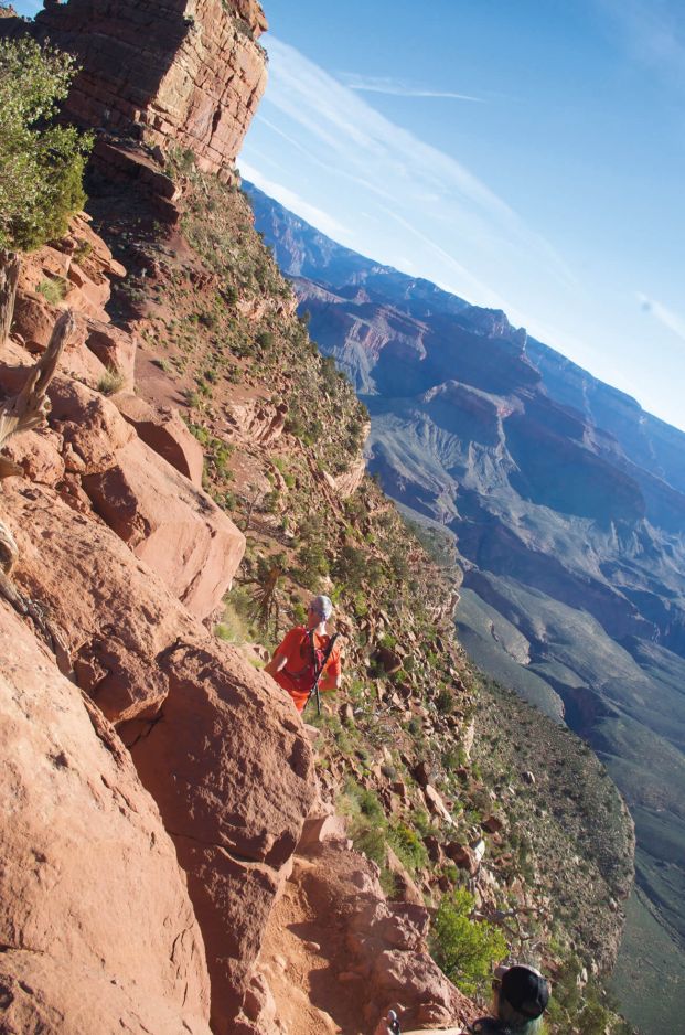 Wanderweg den Grand Canyon hinunter