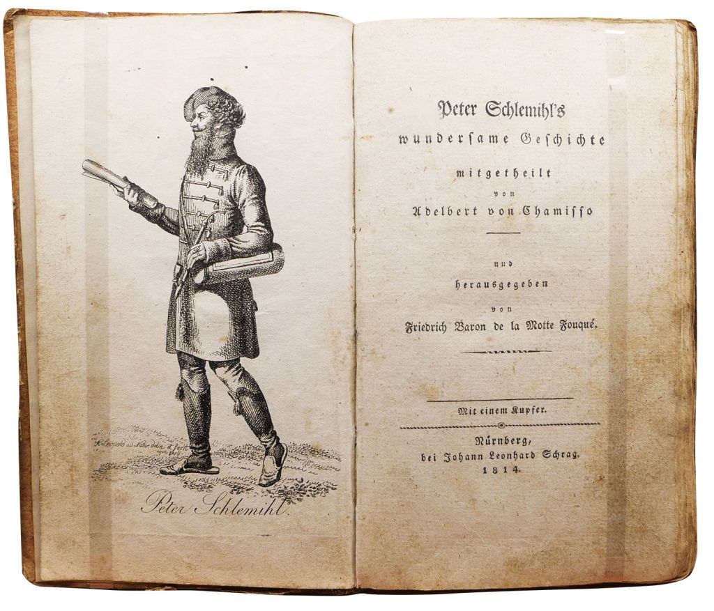 Erstausgabe  von 1814 – Chamissos „Peter Schlemihls wundersame Geschichte“