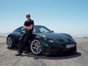 Lieberhaberstück in dunkelgrün, der neue 911 GT3