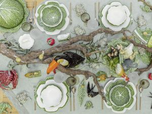 Ein Fest der Natur: Keramik von Bordallo Pinheiro bringt Gemüse und Tiere auf den Tisch